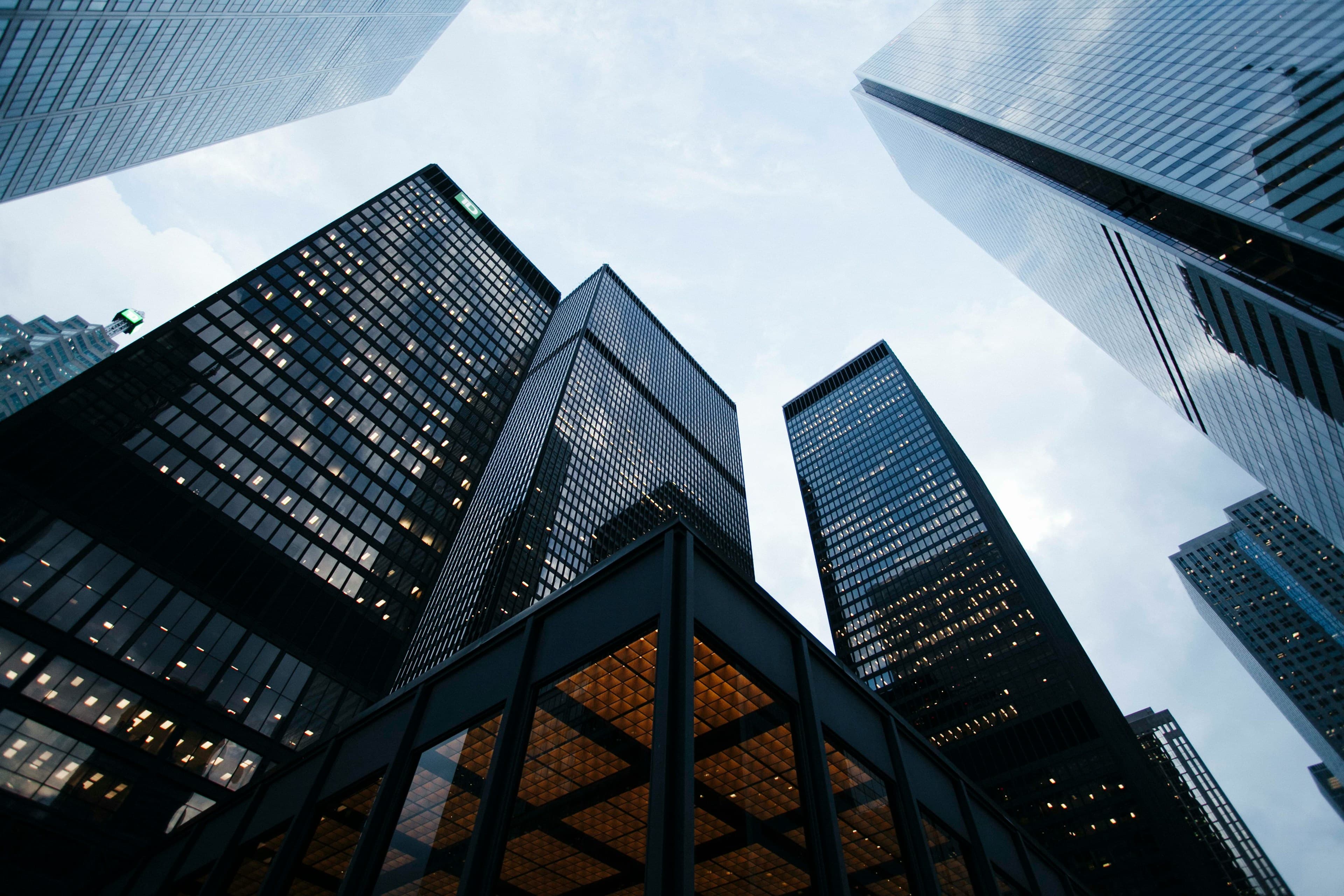 Dubai corporate skyscrapers background